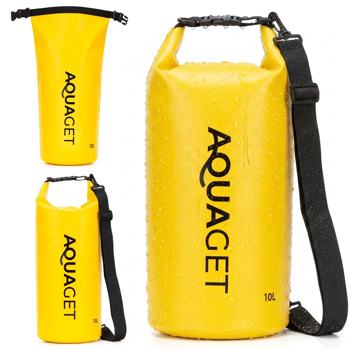 Aquaget AQ0022 10L Waterproof Dry Bag - Yellow Photo 2