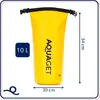 Aquaget AQ0022 10L Waterproof Dry Bag - Yellow Photo 10