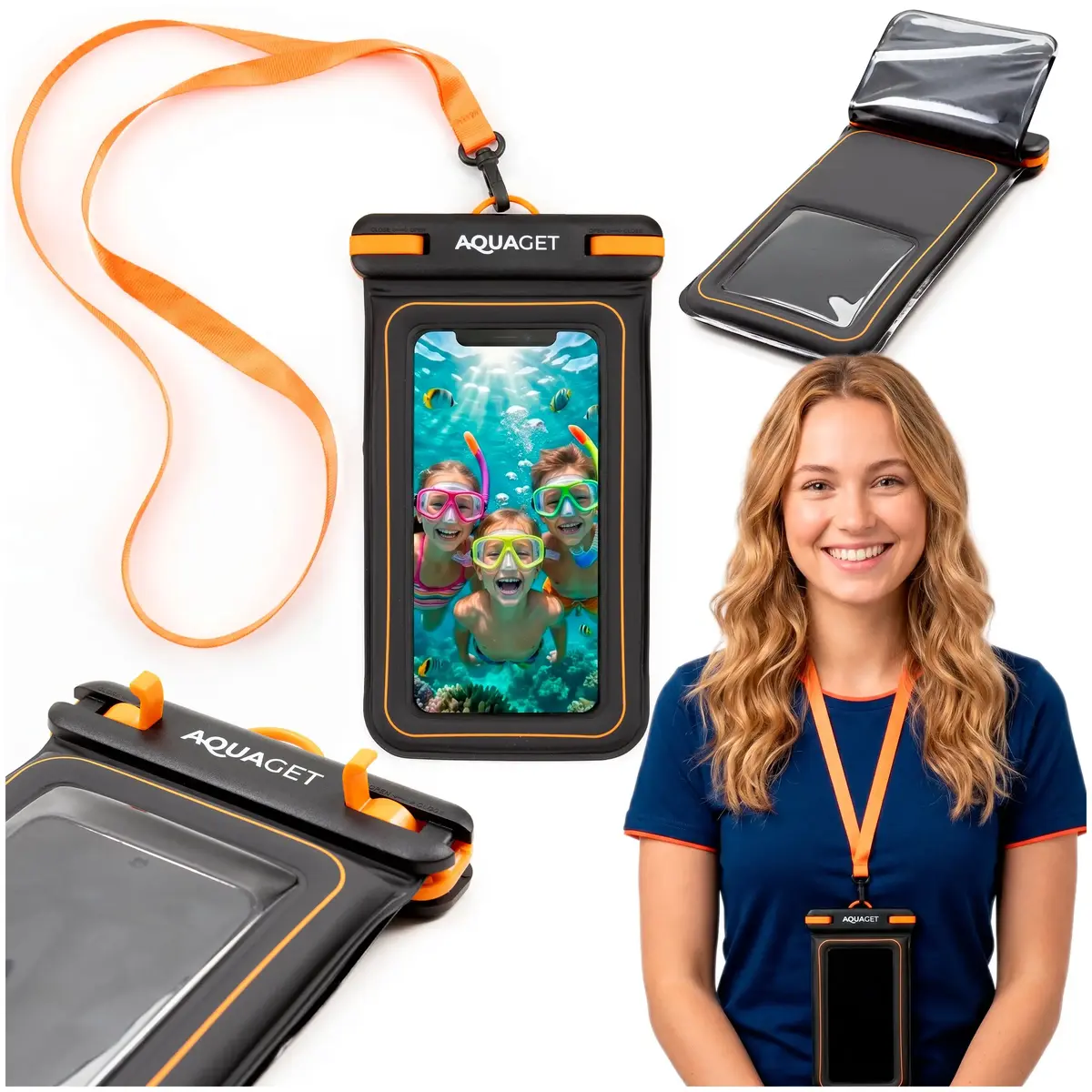 Aquaget AQ0027 Floating Waterproof Phone Case Pouch Photo 2