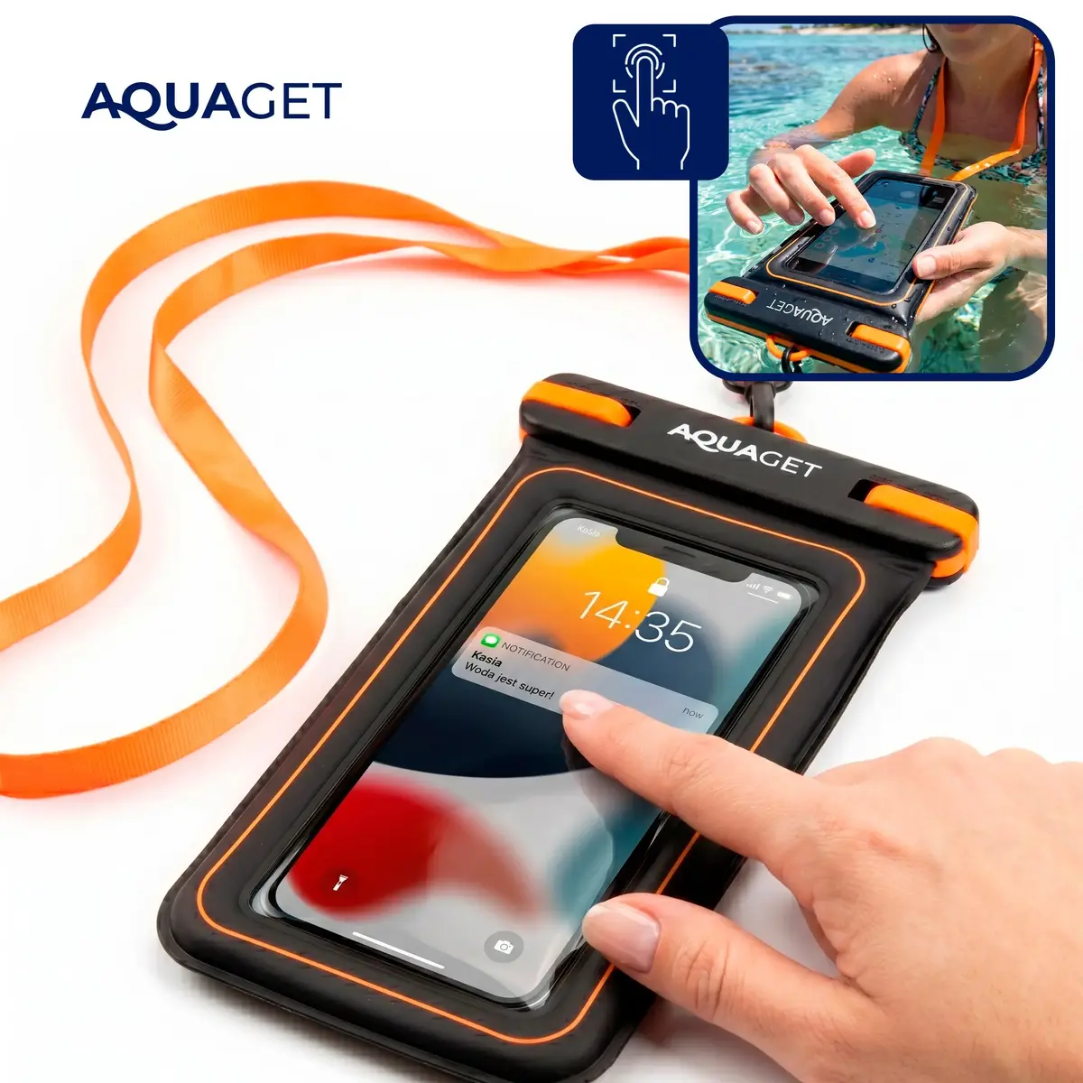 Aquaget AQ0027 Floating Waterproof Phone Case Pouch Photo 4
