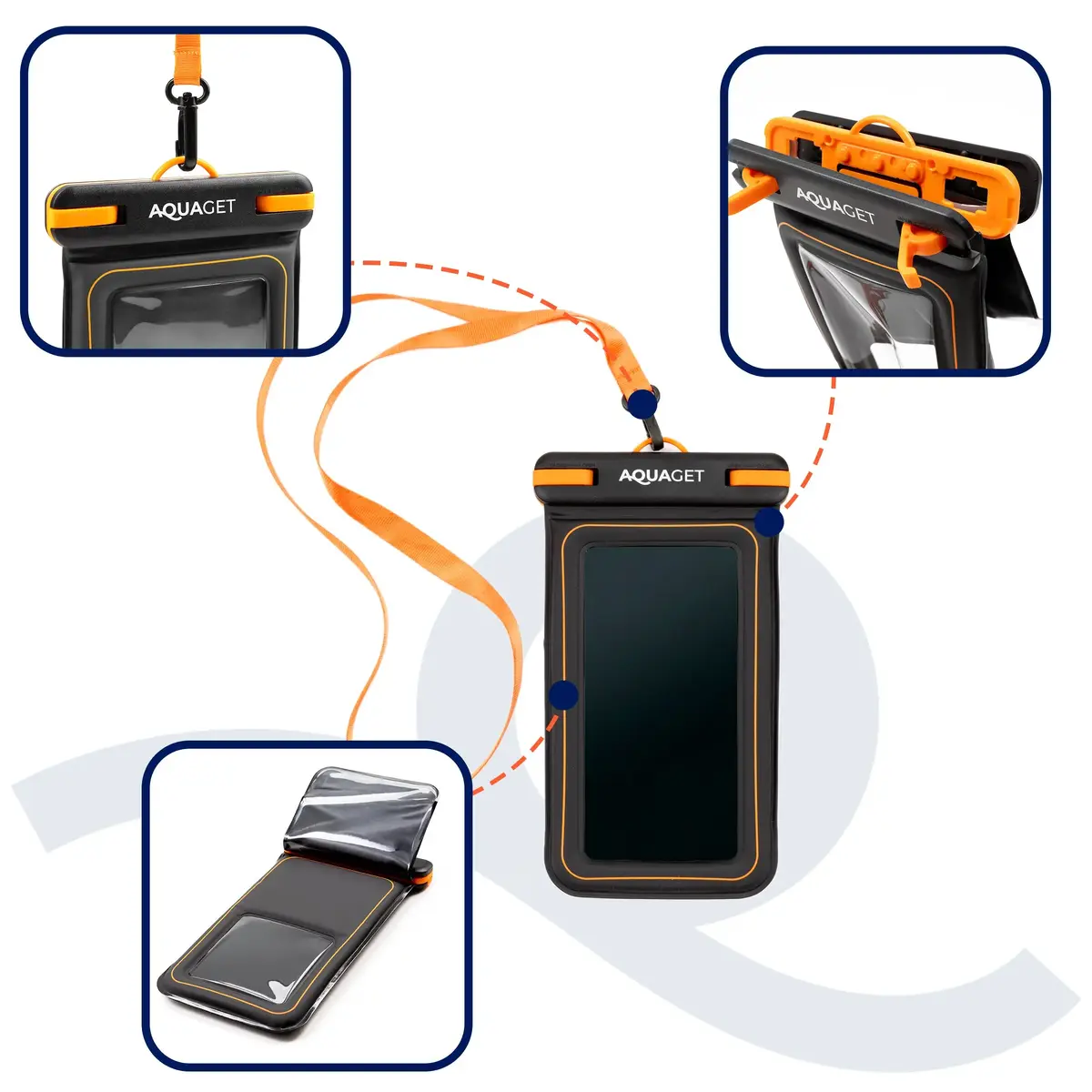 Aquaget AQ0027 Floating Waterproof Phone Case Pouch Photo 6