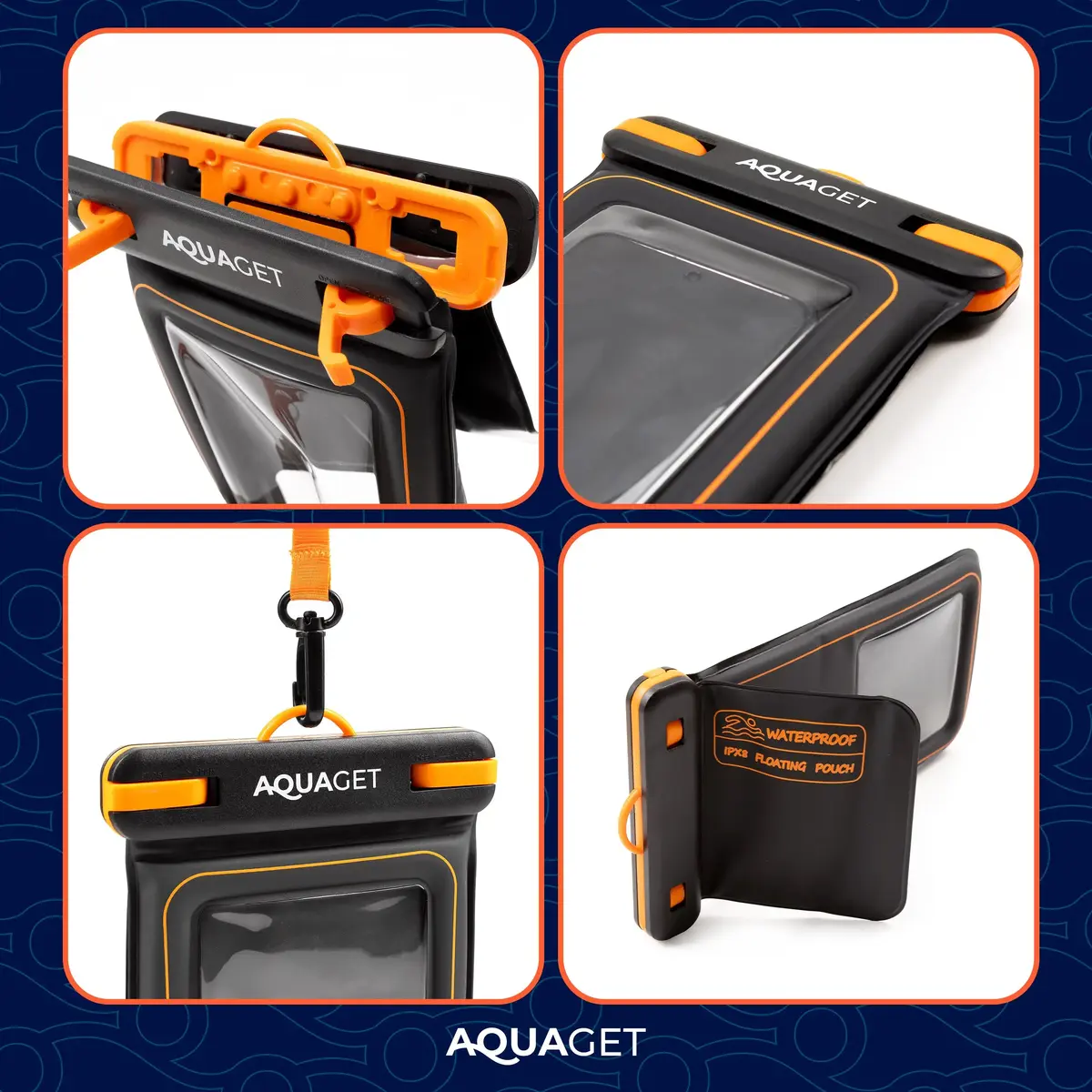 Aquaget AQ0027 Floating Waterproof Phone Case Pouch Photo 7