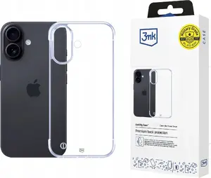 3mk Just20g Clear Case for Apple iPhone 16 Transparent Protective Cover