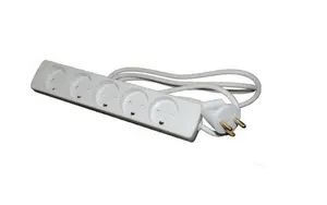 Mercodan 982102 Power Strip 1.5 m 5 Sockets Indoor White