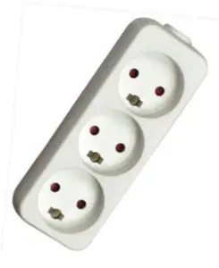 Mercodan 980215 Power Strip 1.5 m 3 x Power Sockets White