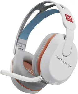 Turtle Beach Stealth 500 White Wireless Gaming Headset with Bluetooth and 40-hour Battery Officially Licensed for Nintendo Switch 2