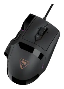 Проводная игровая мышь Turtle Beach Command Series MC3 с оптическим сензором Owl-Eye 30000 DPI, оптическими переключателями Titan и RGB-подсветкой, черная