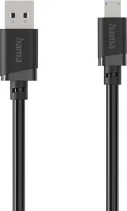 Hama 00201803 Charging and Data Cable USB-A to Micro-USB 1 meter Black