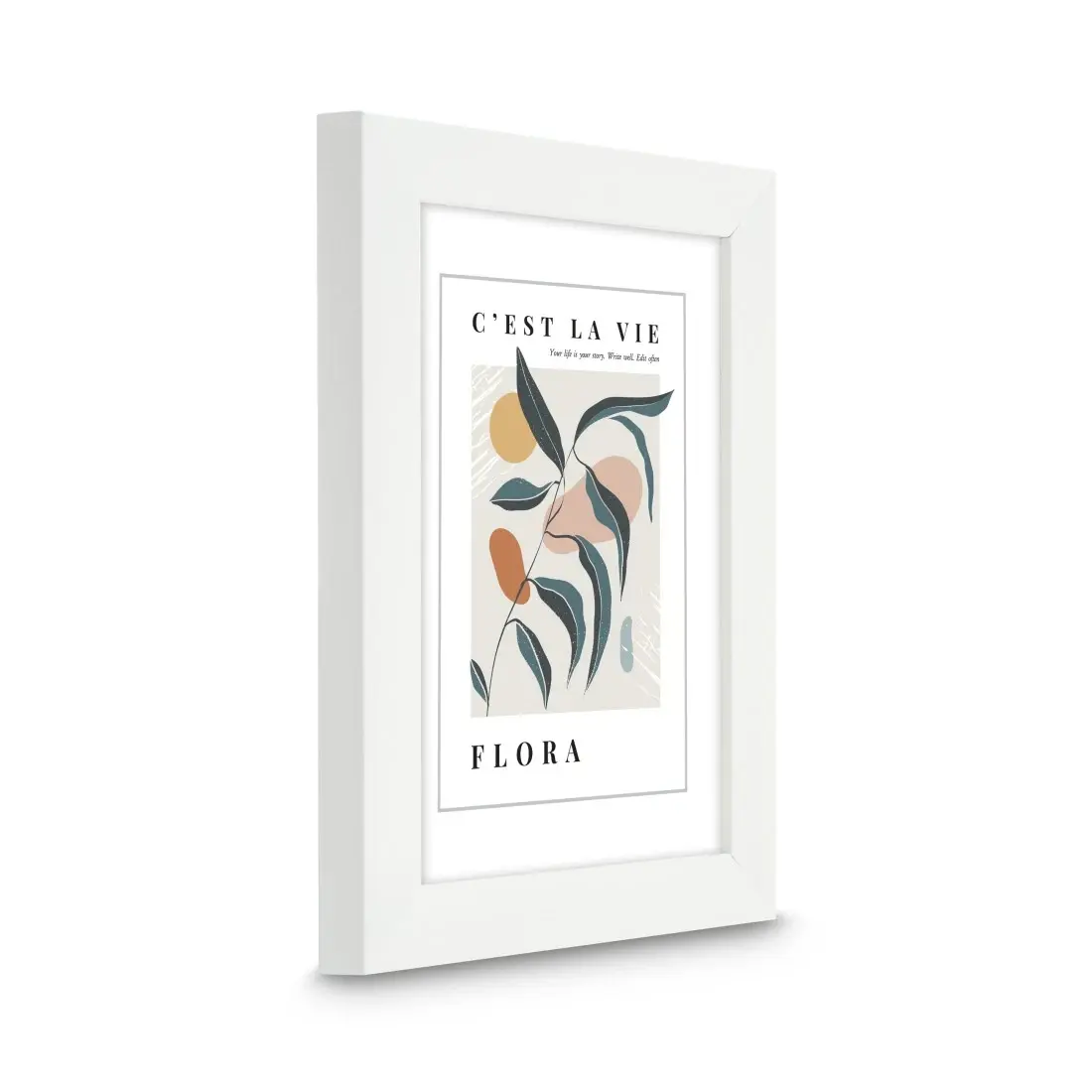 Пластиковая фоторамка Hama Flora 30x40 Белый Photo 2