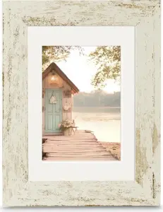 Hama plastmasas fotorāmis Cottage antikvariāta balts 30 x 40 cm