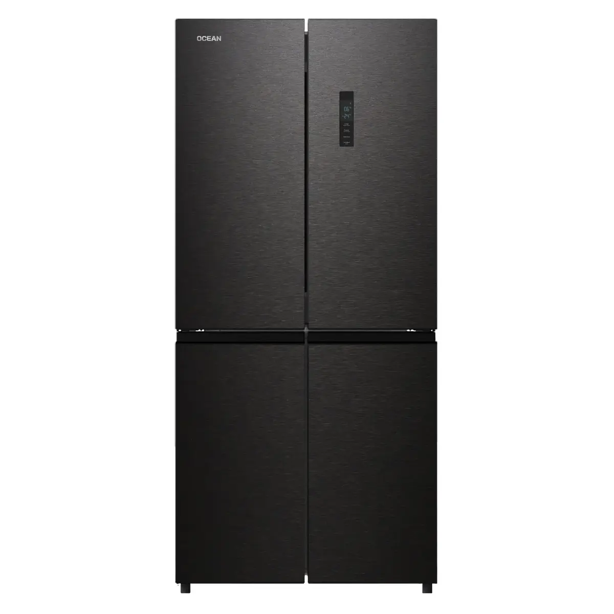 French door ledusskapis Ocean MDOKO480NFDXB3 tumšs
