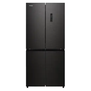 French door refrigerator Ocean MDOKO480NFDXB3 dark inox with No Frost, inverter compressor, LED display and Fresh Zone