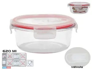 KITCHEN&GO Круглый контейнер для еды 620 мл