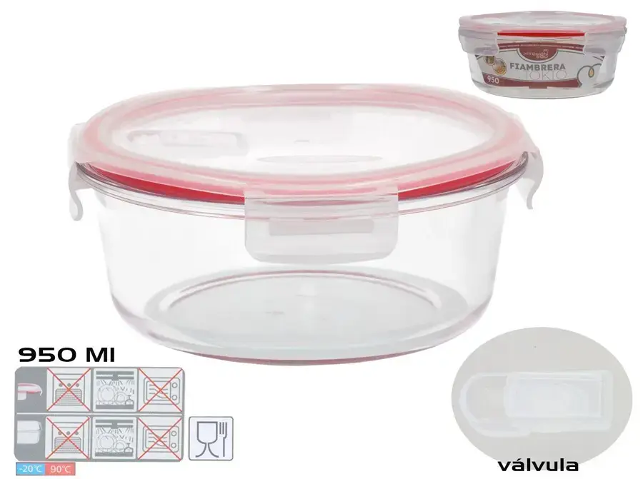KITCHEN&GO 950 ml apaļā pusdienu kaste