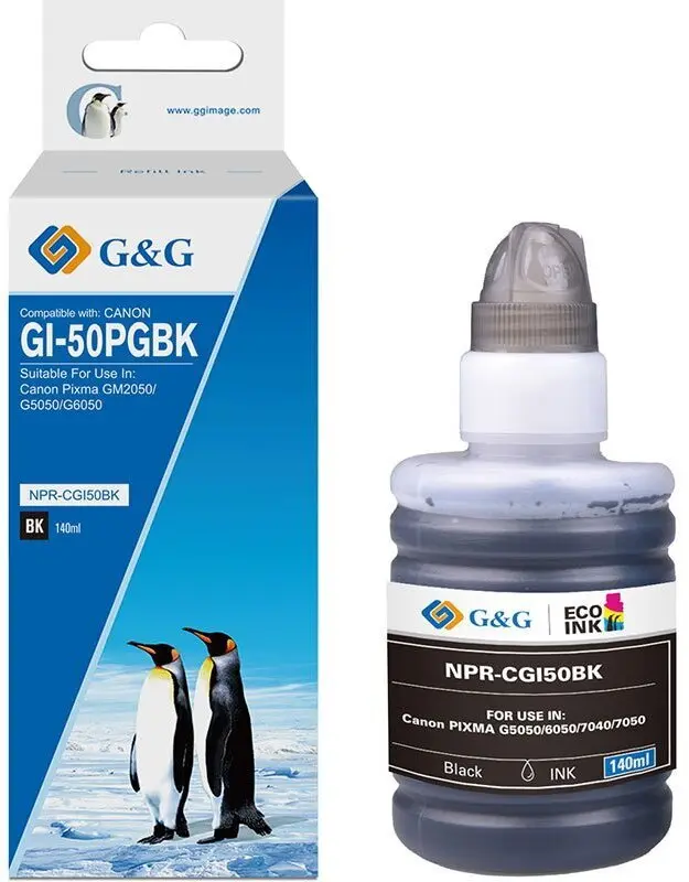 G&G Nachfülltinte Canon GI-50 PGBK Melna