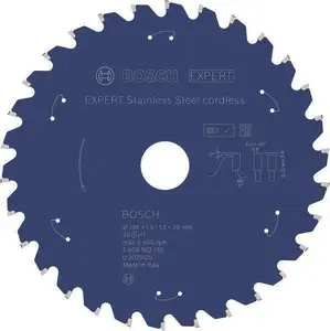 Bosch EXPERT Stainless Steel Circular Saw Blade 136x20mm 30 Teeth