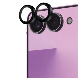 Защитное стекло для камеры PanzerGlass Hoops Black для Samsung Galaxy Z Flip8 и Flip7, устойчивое к царапинам и ударам
