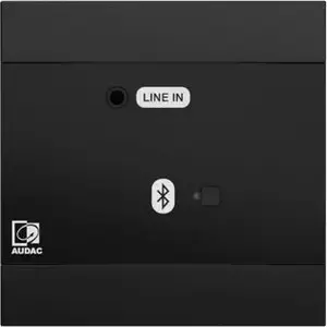 Audac NWP300/B Network Audio Input Panel with Bluetooth and 3.5mm Jack 4 Channels Black