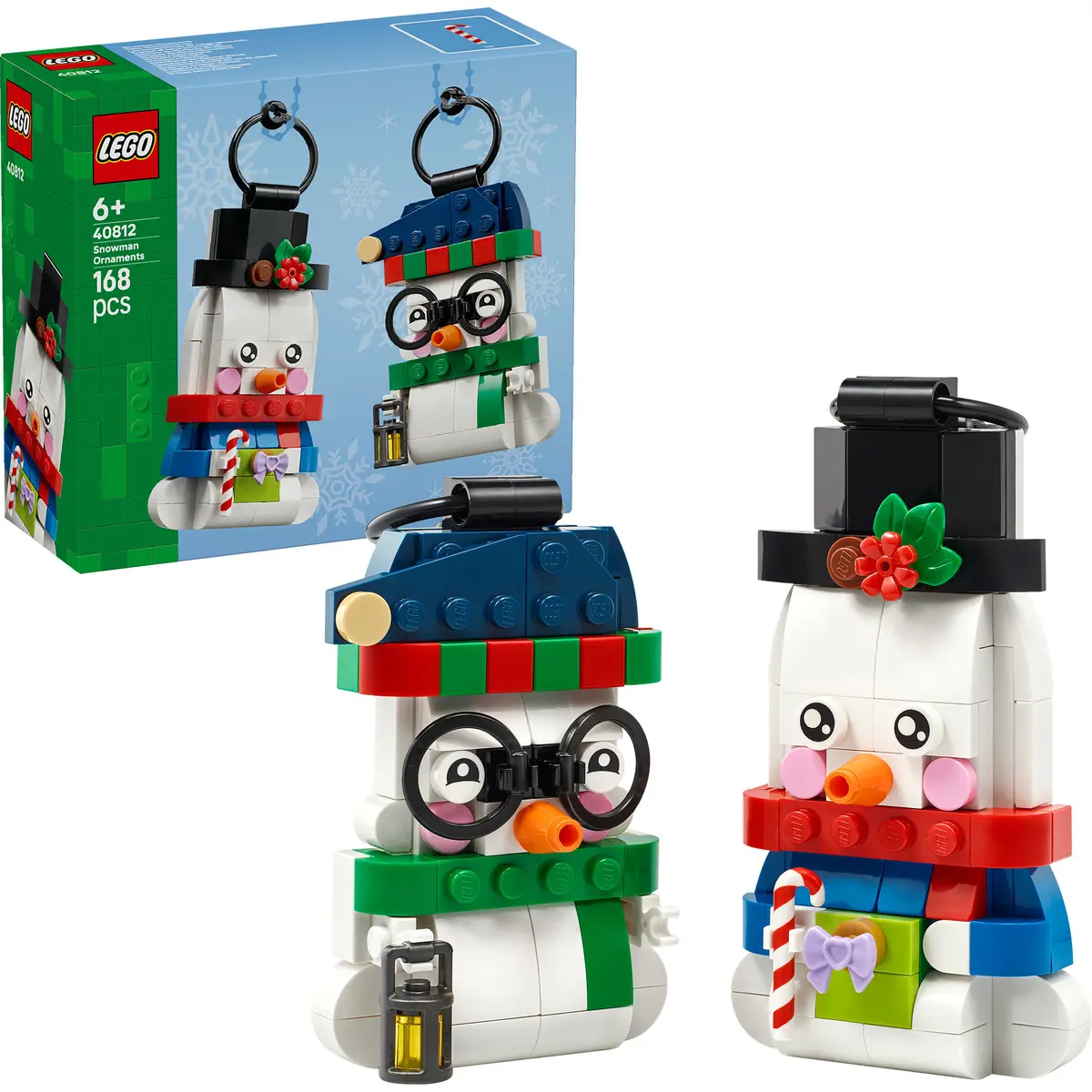 LEGO Exclusive Snowman Ornaments Set 40812 Photo 2