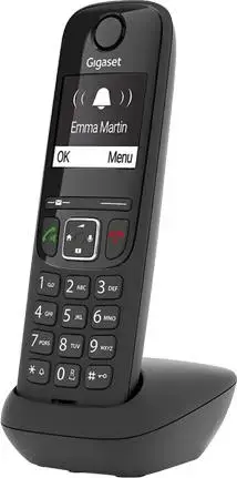 Gigaset AS690 Bezvadu DECT Tālrunis Melns