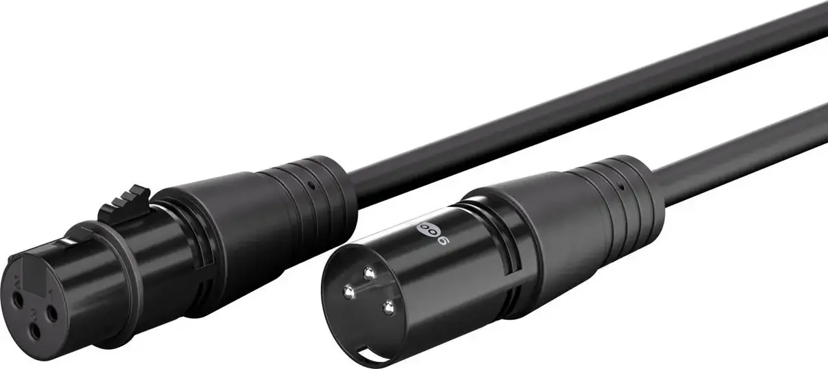 Goobay XLR audio kabelis 3-pin vīrietis