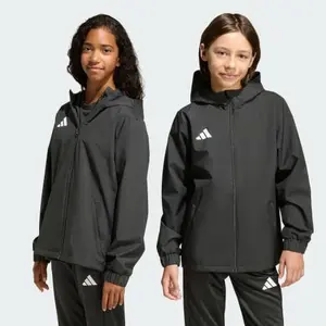 Детская куртка adidas Entrada 26 All Weather черная JZ9104