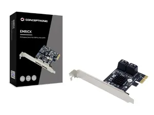 Контроллер Conceptronic SATA 1xPCIe с 2 портами eSATA и 2 портами iSATA 6 Гбит/с CSATA600EXI