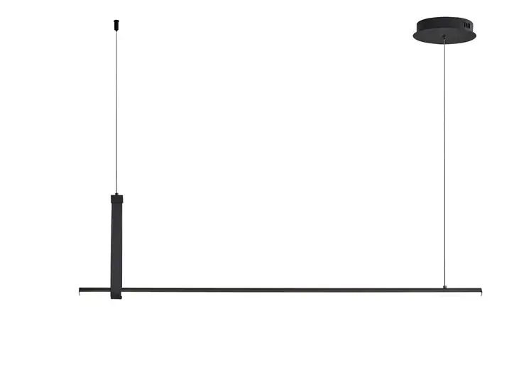 Piekkaramais gaismeklis 20W LED Melns 1200lm
