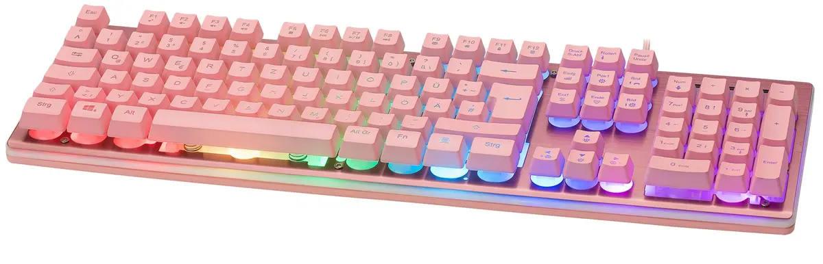 Deltaco Gaming PK75 Keyboard RGB Pink Photo 2