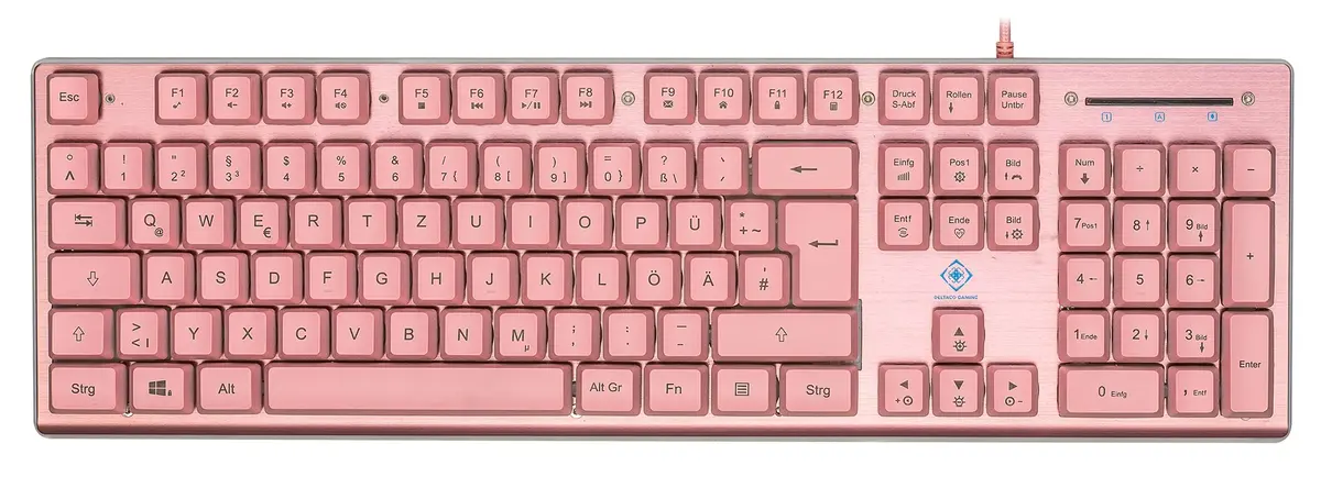 Deltaco Gaming PK75 Keyboard RGB Pink Photo 9
