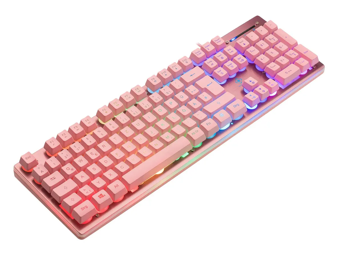 Deltaco Gaming PK75 Keyboard RGB Pink Photo 12