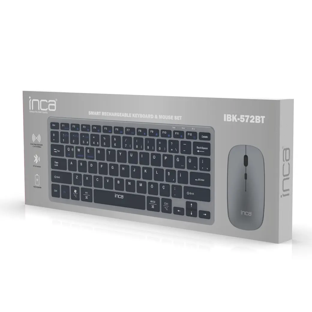INCA IBK-572BT Bluetooth Keyboard and Mouse Combo Photo 6