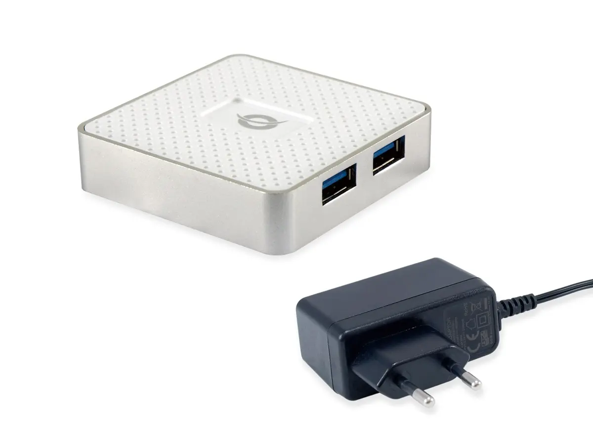 Концентратор Conceptronic 4-порта USB HUBBIES03W Photo 7
