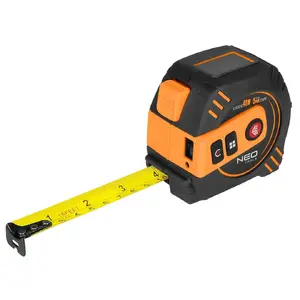 NEO tools 67-100 Laser Distance Meter with Retractable Tape Measure