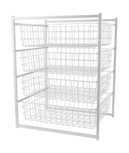 Atvilktņu bloks TC-M49-4 White 4-līmeņu