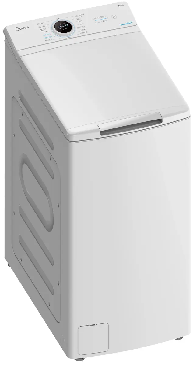Midea MF100T70BA10/W-HR veļas mašīna ar augšējo
