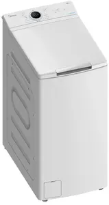 Midea MF100T70BA10/W-HR veļas mašīna ar augšējo ielādi, 7 kg ietilpību, 1200 apgr./min, A energoefektivitātes klasi, LED displeju un tvaika funkciju, balta