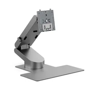 ALOGIC A32FSSGR Desk Monitor Stand for 32 Inch Displays with Height Adjustment and Freestanding Design in Grey