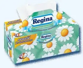 Regina Chamomile 120-piece Facial Tissues
