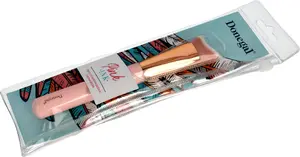 Кисть для контурирования лица Donegal PINK INK 4219 с мягким синтетическим ворсом