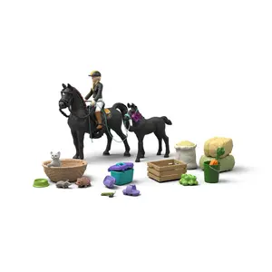 Schleich HORSE CLUB Advent Calendar 2026 Winter Wonderland Ride multicolour plastic toy set with miniature horse figures for children aged 6 and older