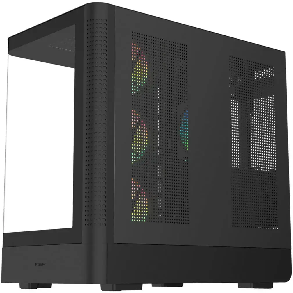 Fortron M581 Midi Tower Case Black Photo 3