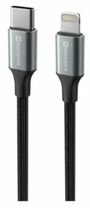 SWISSTEN Textile II USB-C uz Lightning datu un uzlādes kabelis