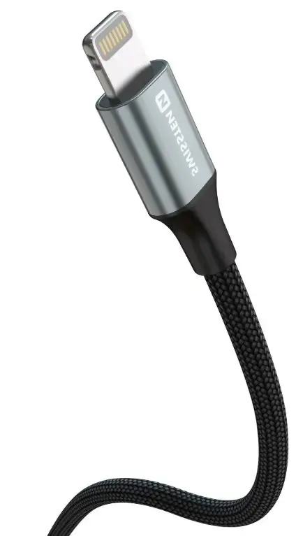 Кабель SWISSTEN Textile II USB-C на Lightning Photo 2