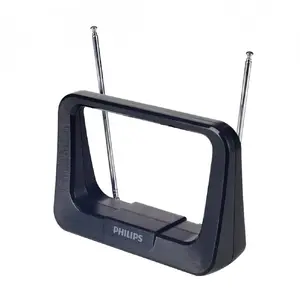 Комнатная телевизионная антенна Philips SDV1226/12 с коаксиальным кабелем 1.8м, 75 Ом, фильтром 3G/4G, DVB-T/T2
