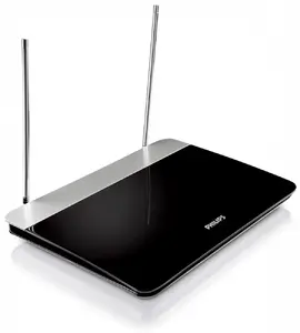 Комнатная ТВ антена Philips SDV6227/12 с регулируемым усилением 1.8 м коаксиальный кабель 75 Ом 3G/4G фильтр DVB-T/T2