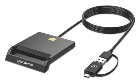 MANHATTAN 102759 viedkaršu lasītājs ar USB-C