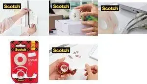 3M Scotch Klebefilm Crystal Clear Прозрачная клейкая лента в ручном диспетчере Promo Pack