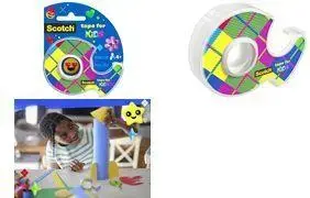 3M Scotch Klebefilm Kids Клейкая лента 19 мм х 15 м матовая невидимая с диспенсером