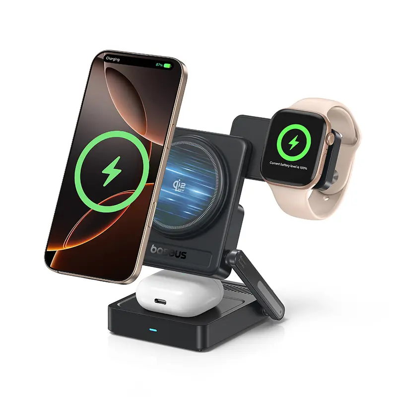 Baseus PicoGo AF21 Wireless Charger 3-in-1 Photo 2